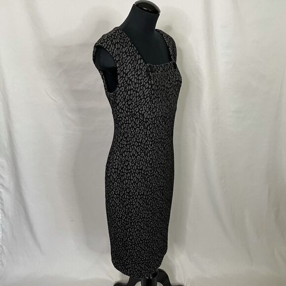 Calvin Klein Cheetah Pencil Dress - Women’s 4 - Picture 2 of 7